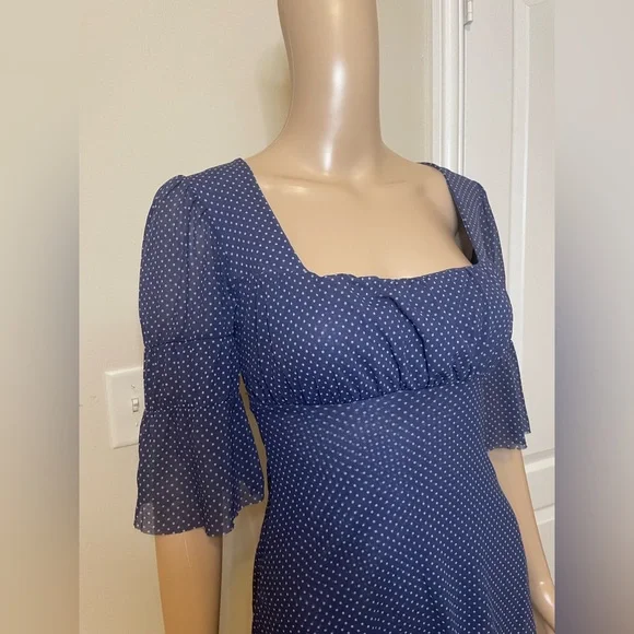 Sweet Pea by Stacy Frati Polka Dot Blouse, Size M - Picture 6 of 11